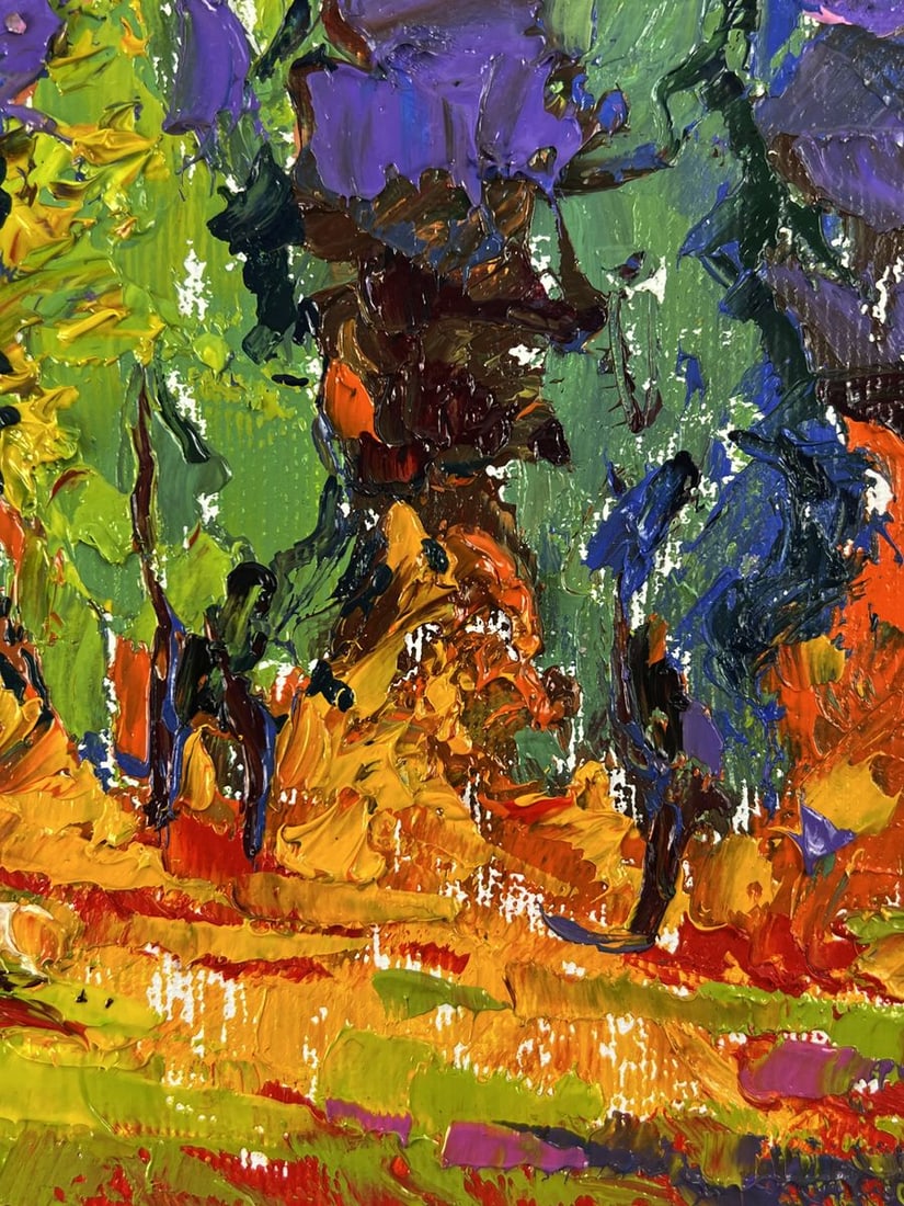 Oil painting Evening in the Forest Oleksiy Ivanyuk - 2