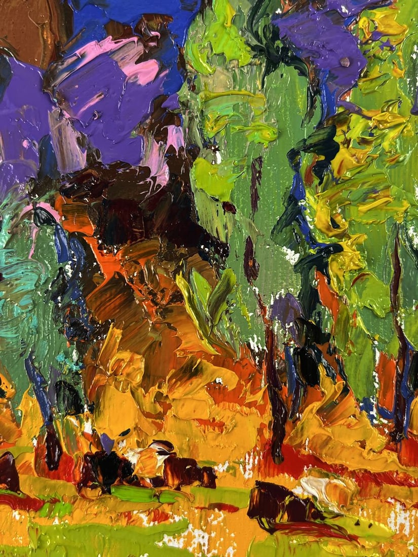 Oil painting Evening in the Forest Oleksiy Ivanyuk - 6