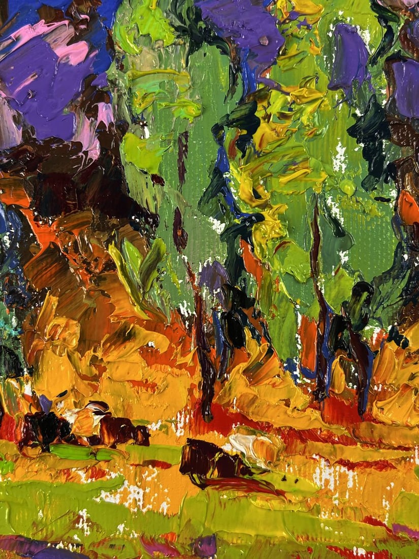 Oil painting Evening in the Forest Oleksiy Ivanyuk - 8