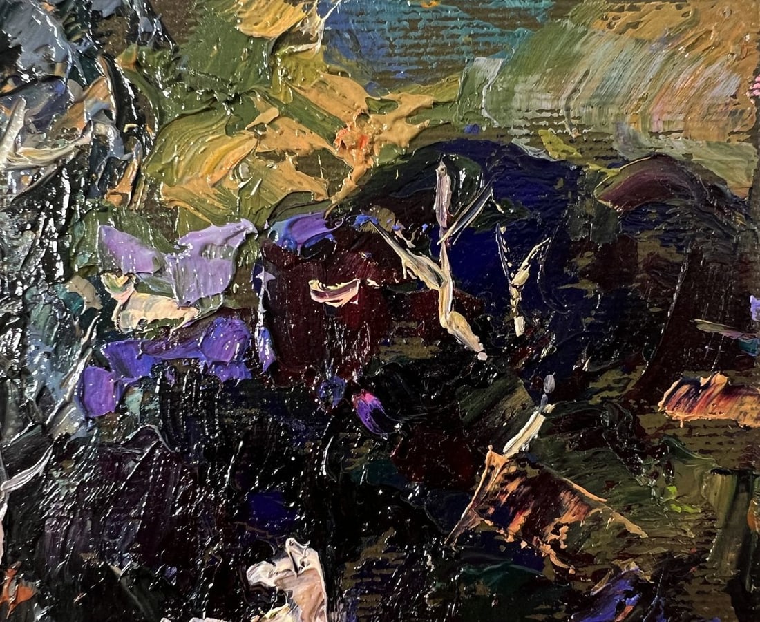Oil painting In the dark forest Oleksiy Ivanyuk - 7
