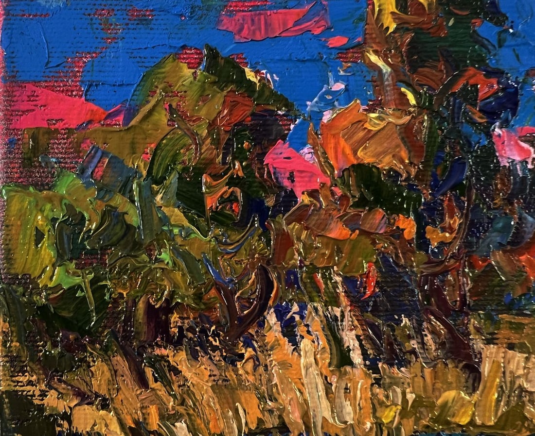 Oil painting Boat in the swamp Oksana Ivanyuk - 5