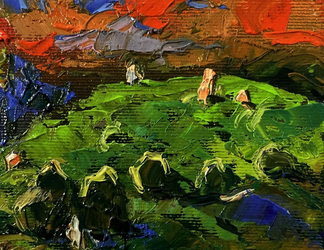 Oil painting Summer forest zone Oleksiy Ivanyuk - 4