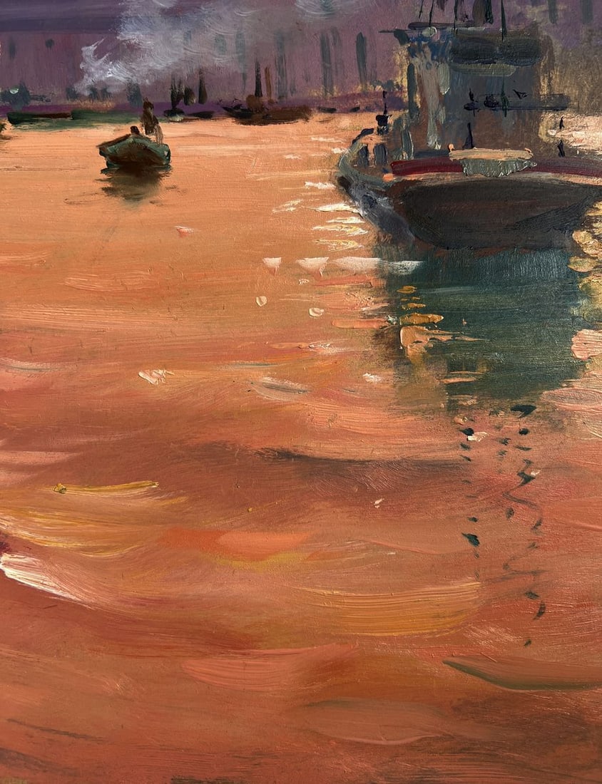 Oil painting The atmosphere of the Venetian city Yuriy Suprunchuk - 2