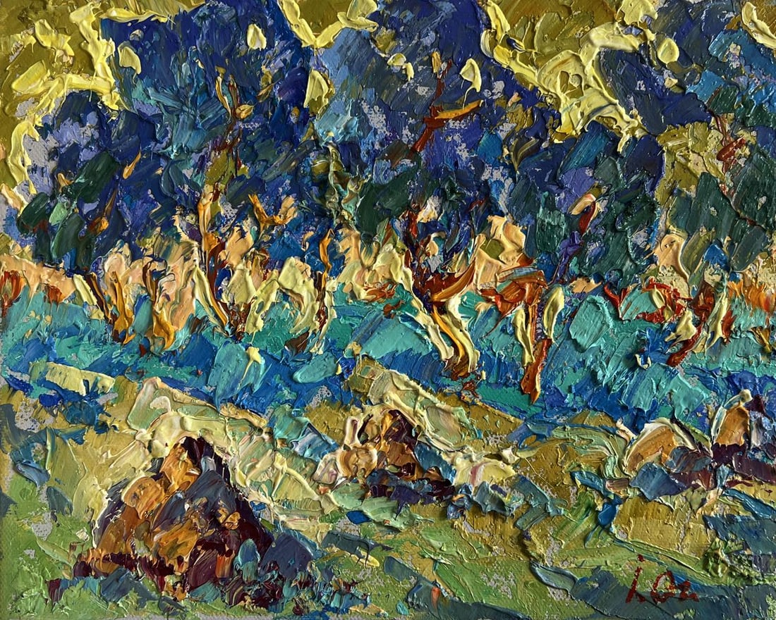 Oil painting Light evening breeze Alex Kalenyuk - 4