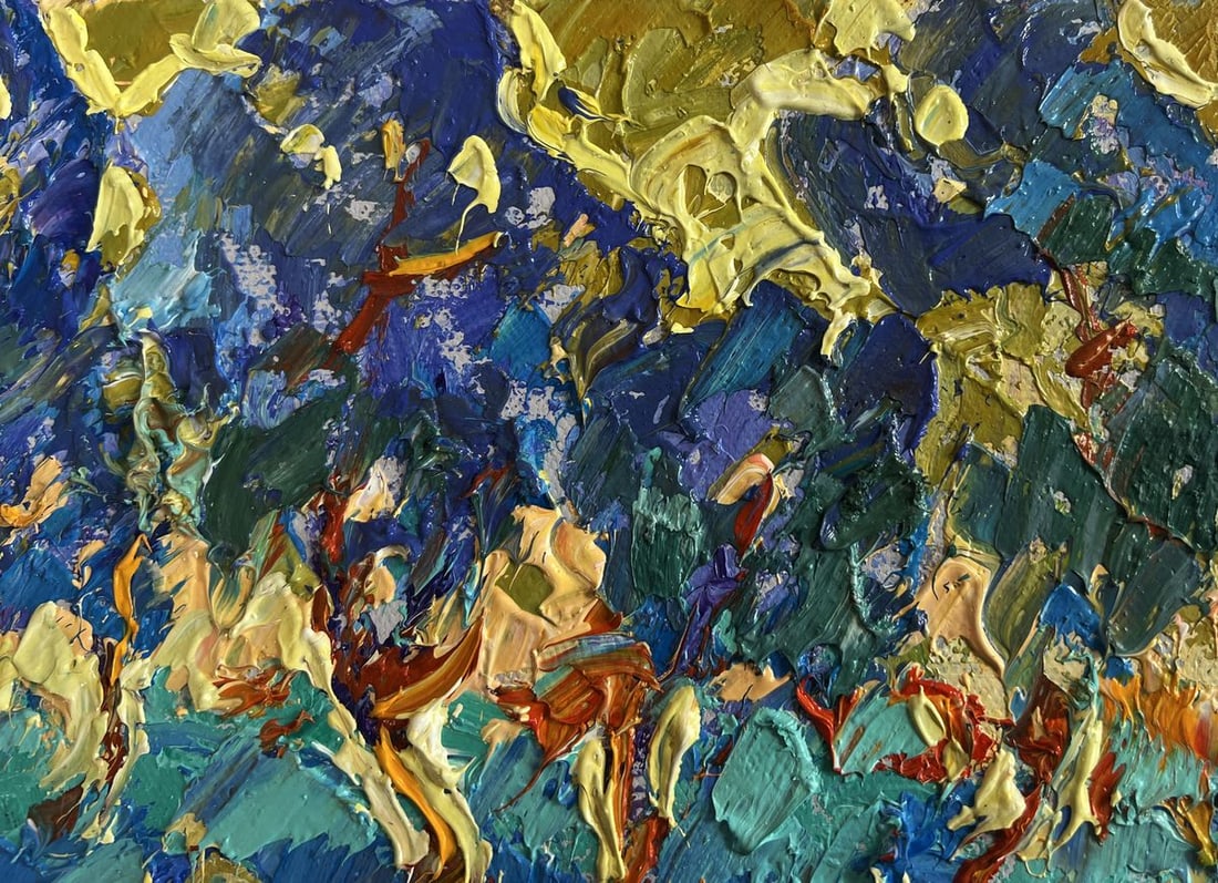 Oil painting Light evening breeze Alex Kalenyuk - 5
