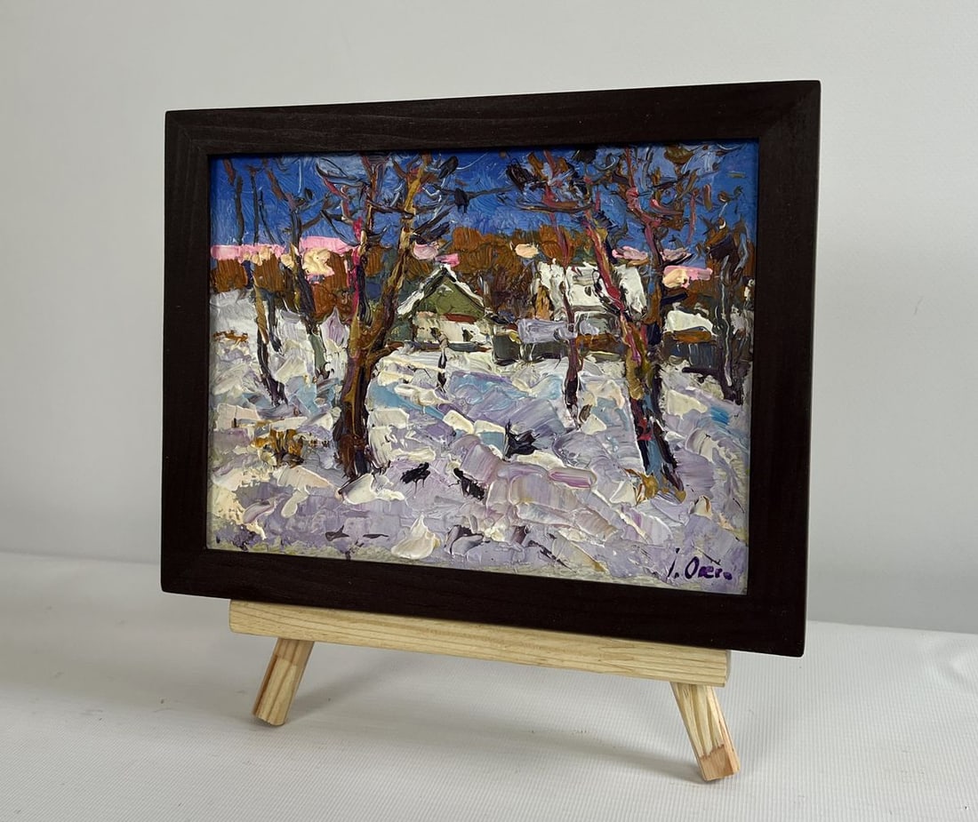 Oil painting Crows in the trees Oksana Kalenyuk - 3