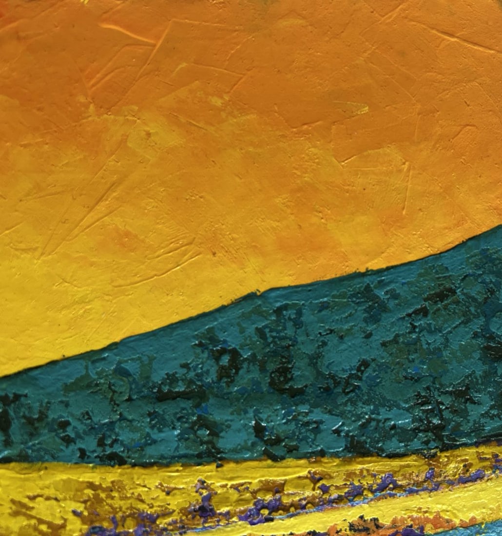 Oil painting A fleeting memory of sunset V. Zadorozhnya - 5