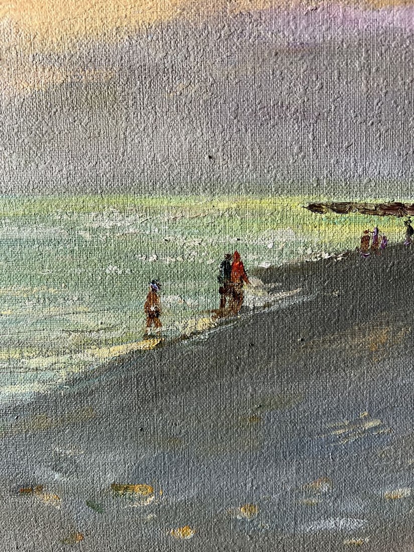 Oil painting Evening at sea V. Mishurovsky - 6