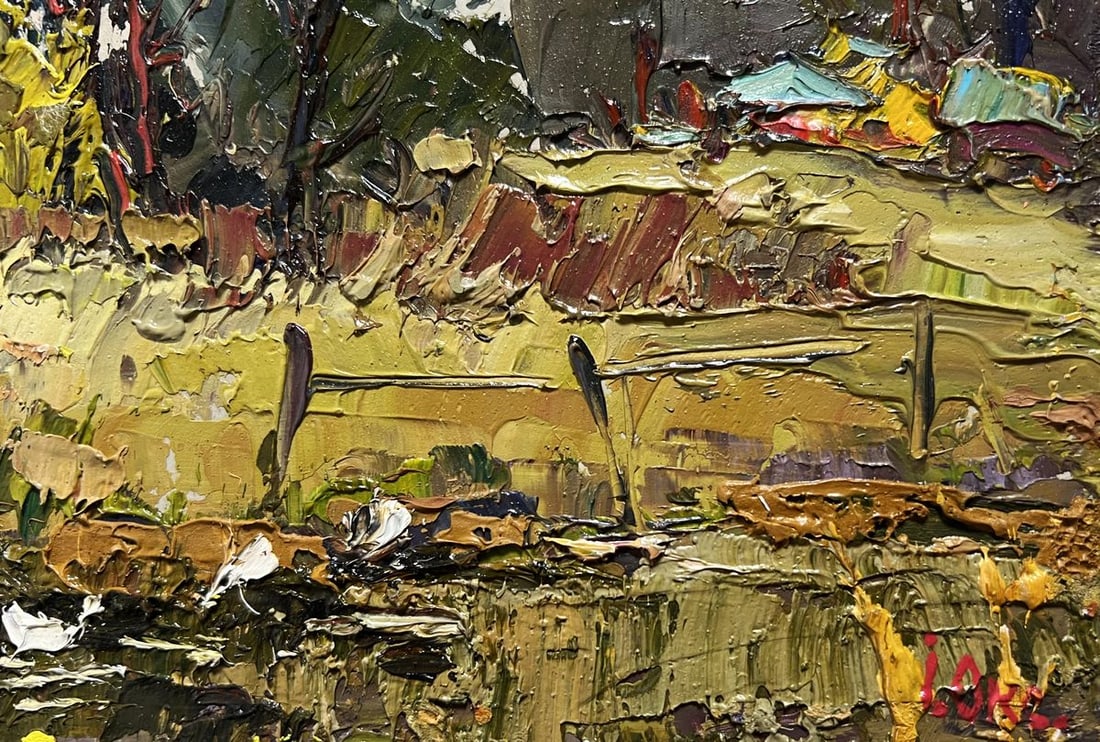 Oil painting Ducks in the lake Oksana Kalenyuk - 3
