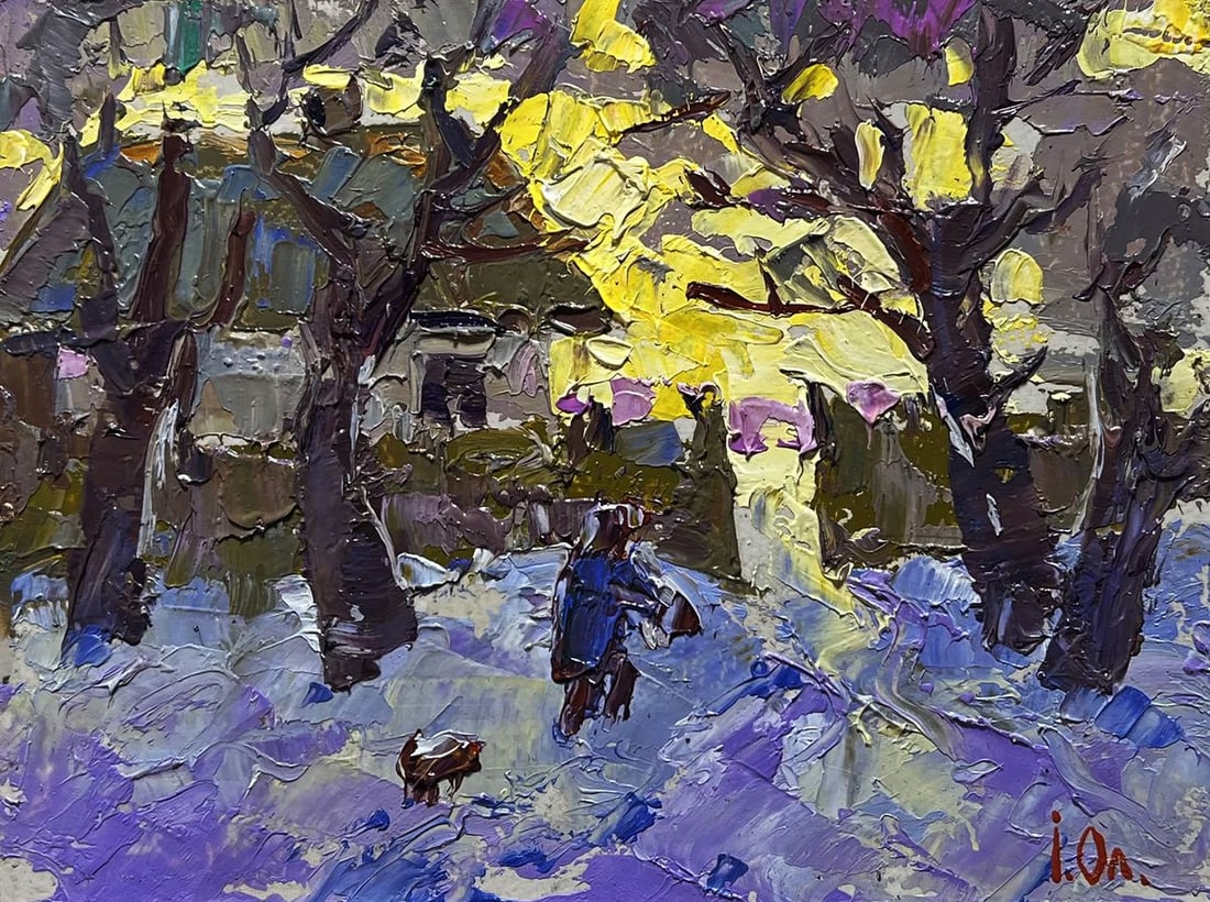 Oil painting Over the evening Alex Kalenyuk - 4
