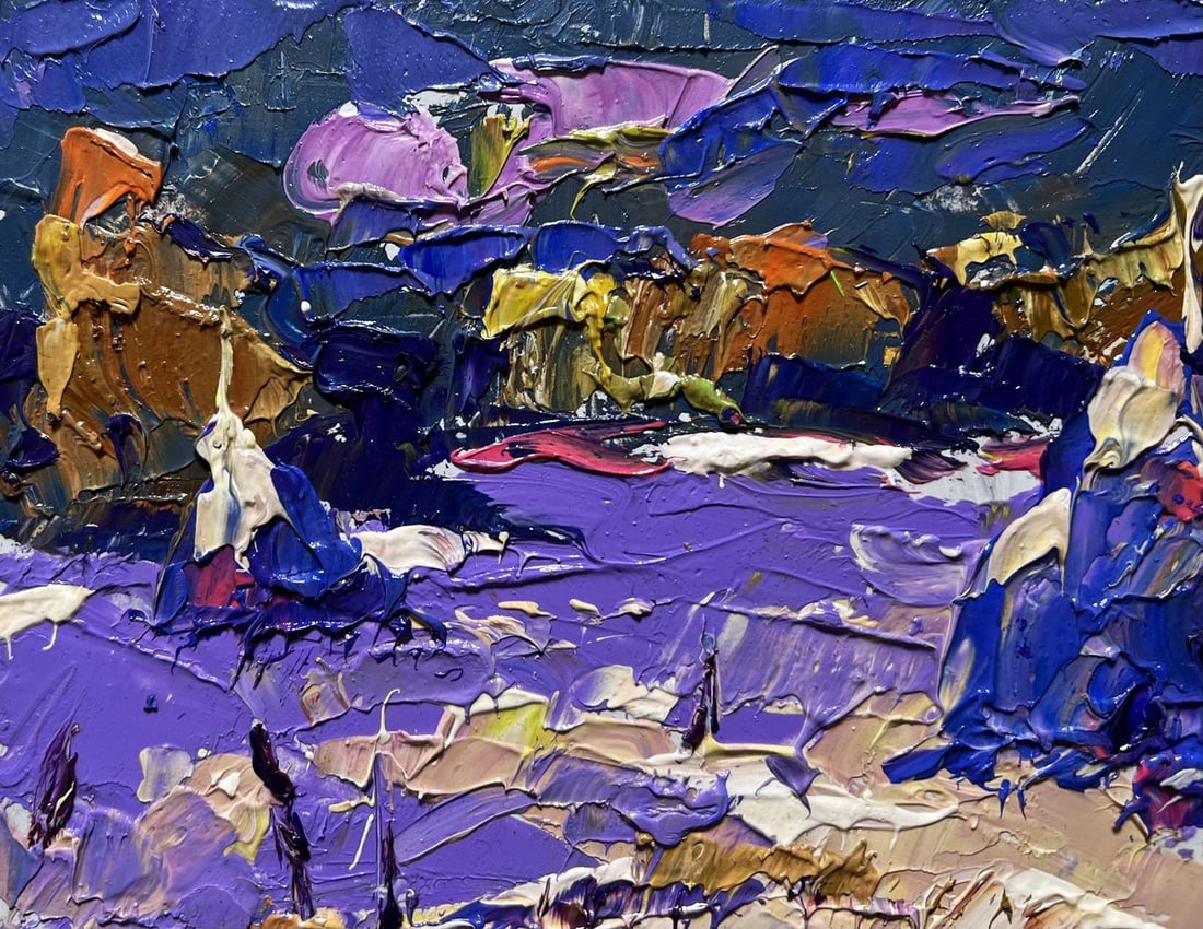 Oil painting Frosty day Alex Kalenyuk - 2