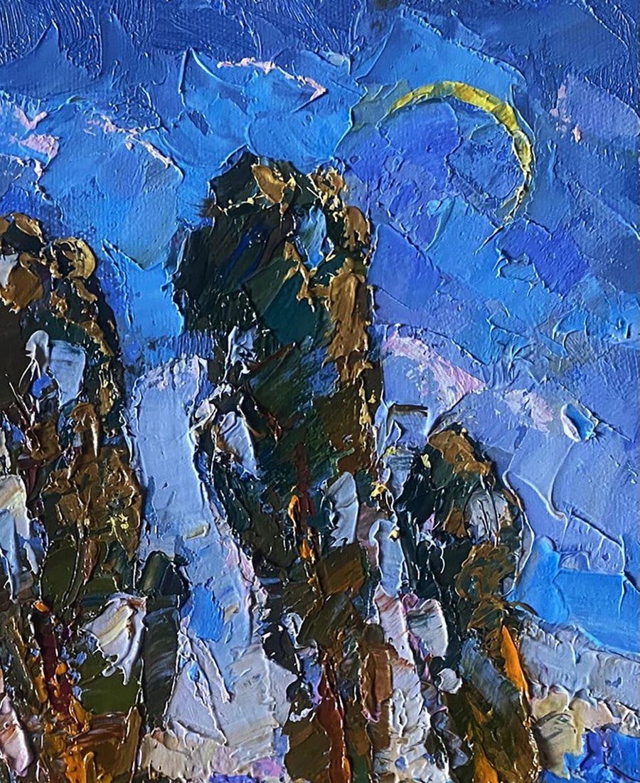 Oil painting On the road Oksana Kalenyuk - 4