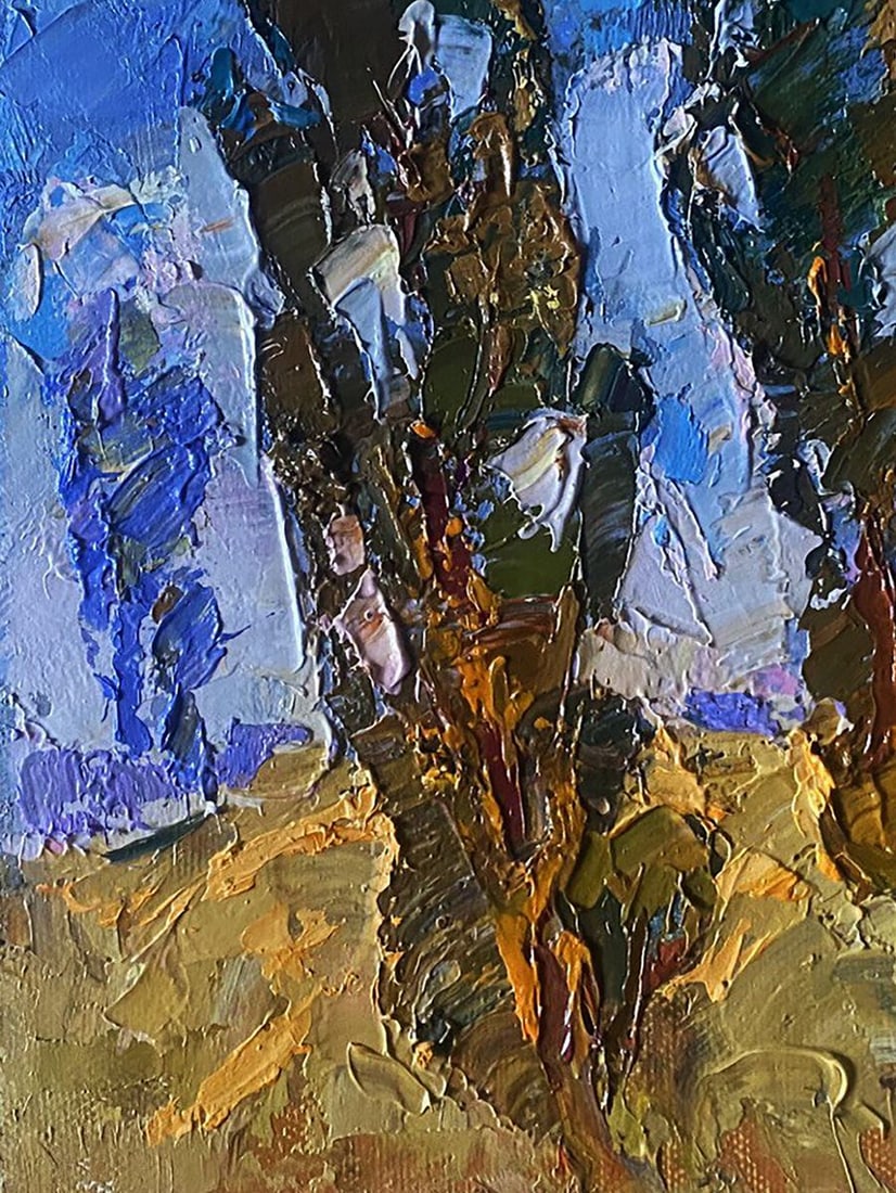 Oil painting On the road Oksana Kalenyuk - 5