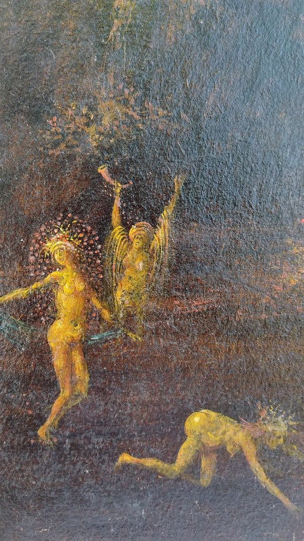 Oil painting Girls in the evening in the forest Litvinov Oleg Arkad'yevich: Title : Oil painting Girls in the evening in the forest Litvinov Oleg Arkad'yevich Description: No1178 *** ABOUT THIS PAINTING *** * TITLE: "Girls in the evening in the forest" * ARTISTS: Litvinov Ole