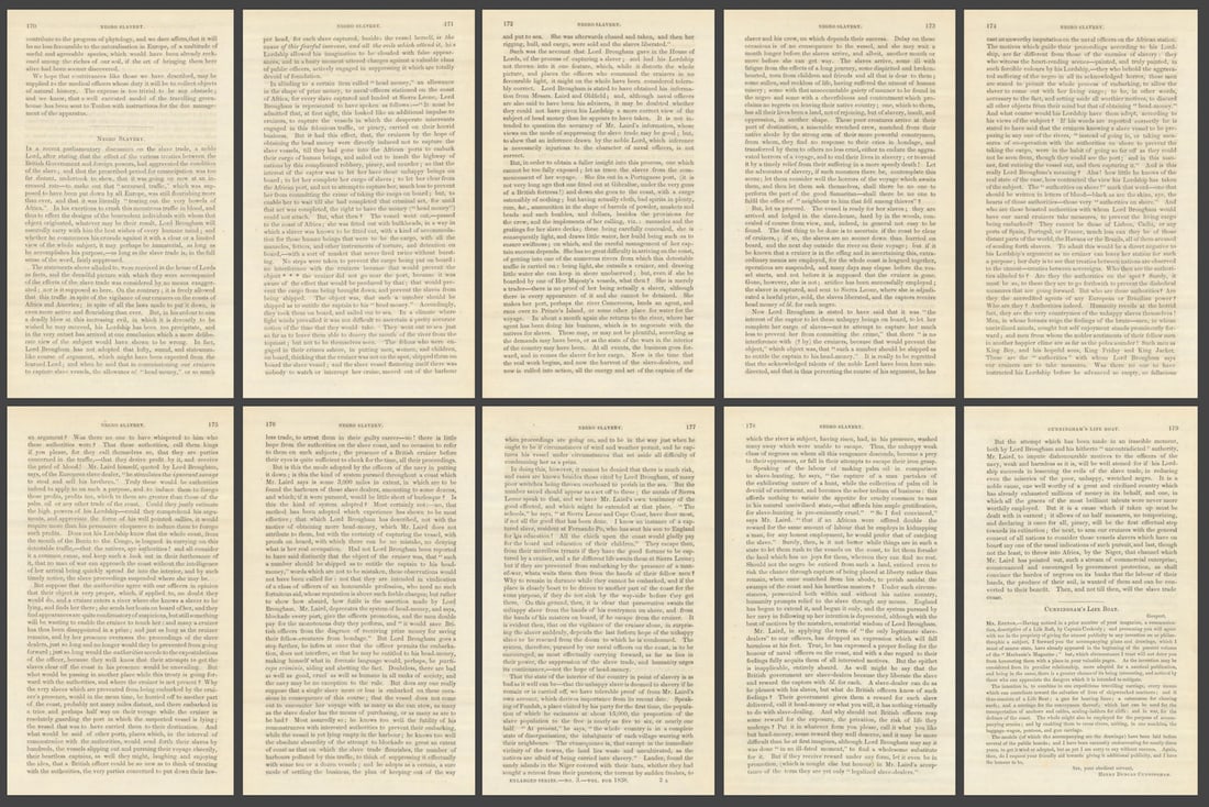 Description of the Negro Slave Trade — Nautical Magazine news report 1838: Title: Description of the Negro Slave Trade — Nautical Magazine news report 1838 Description: Negro slavery [Description of the slave trade] by The Nautical Magazine. Published 1838. Antique eng