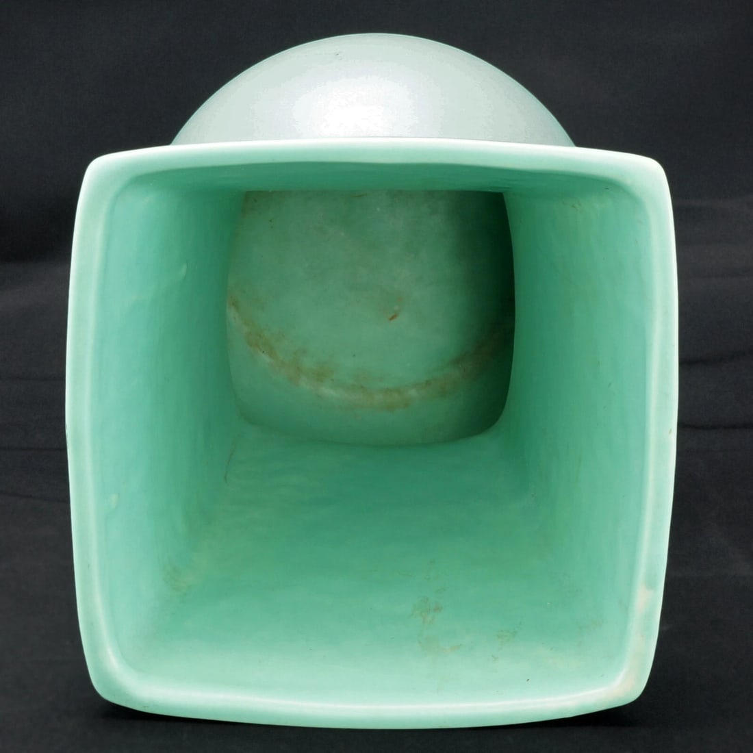 McCoy Green Springwood Vase c 1961 - 8
