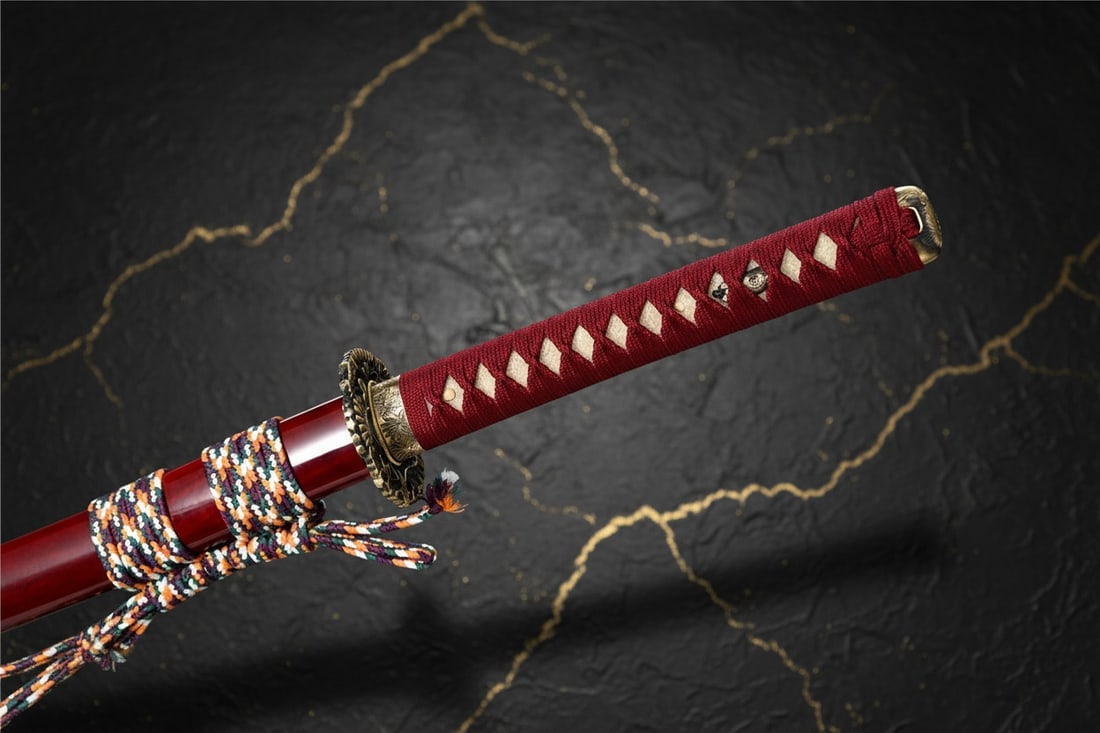 Hand-Forged Japanese Samurai Katana High Carbon Steel Sharp Blade Sword - 4