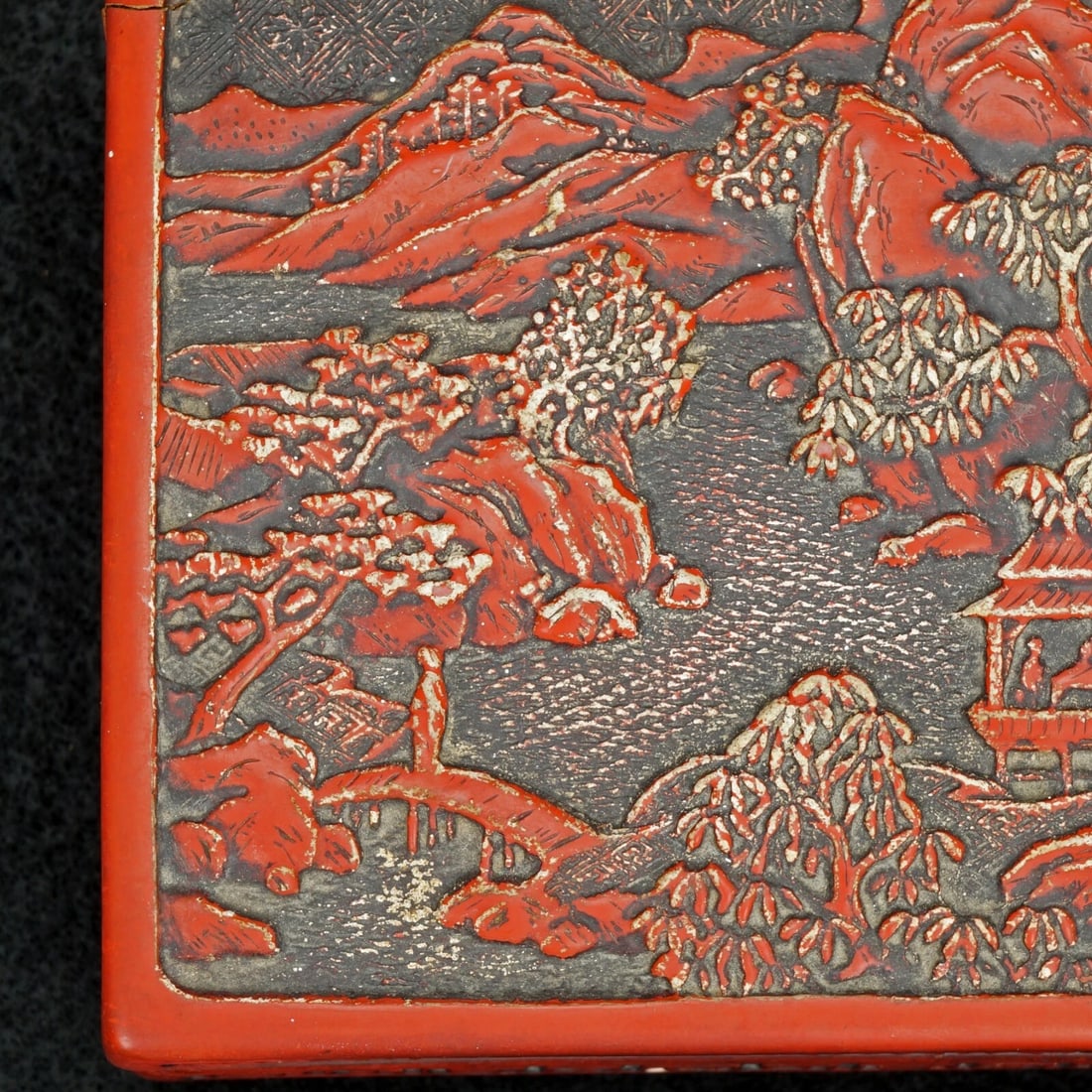 Chinese Republic Era Cinnabar Lacquer Box - 7