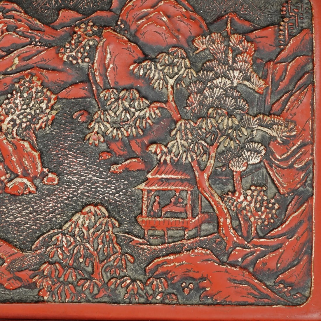Chinese Republic Era Cinnabar Lacquer Box - 8