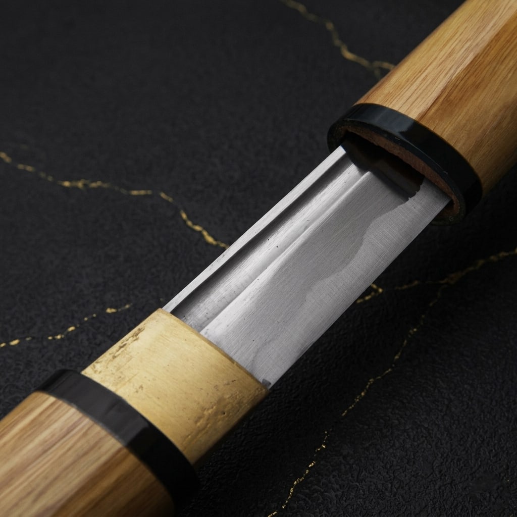 40" Hand-Forged Full Tang Shirasaya Katana Sharp Razor Samurai Blade - 3