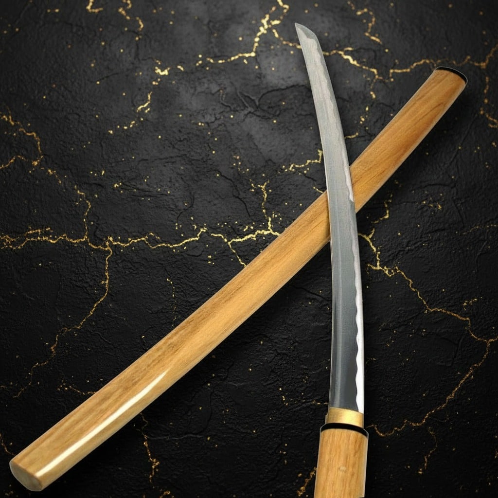 40" Hand-Forged Full Tang Shirasaya Katana Sharp Razor Samurai Blade - 4