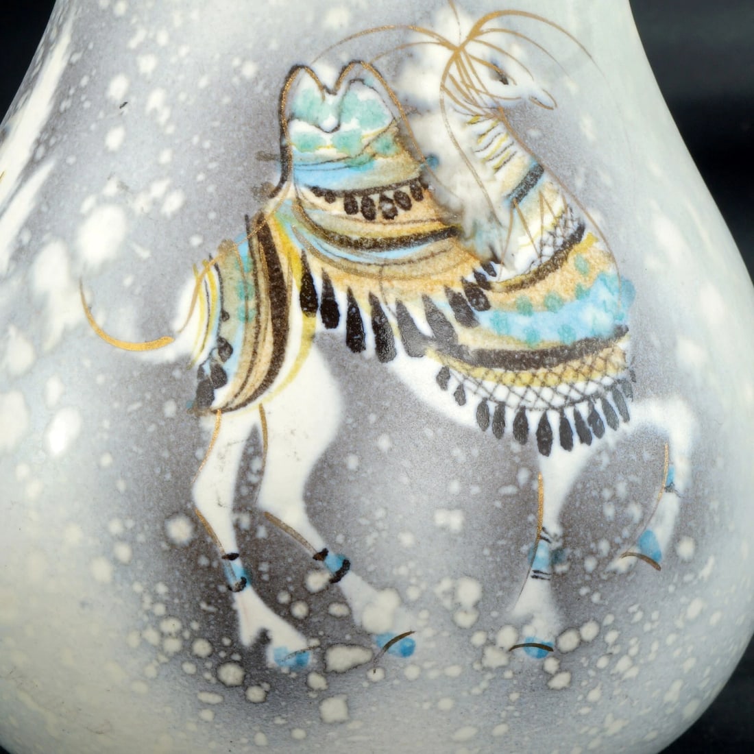 1950s Sascha Brastoff Pitcher Hand Painted - 3