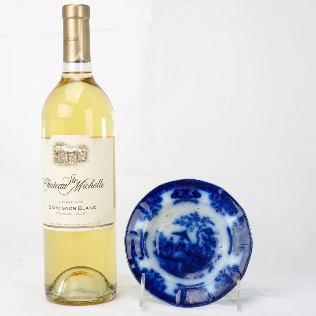 Single Flow Blue Berry Bowl Amoy Pattern - 2