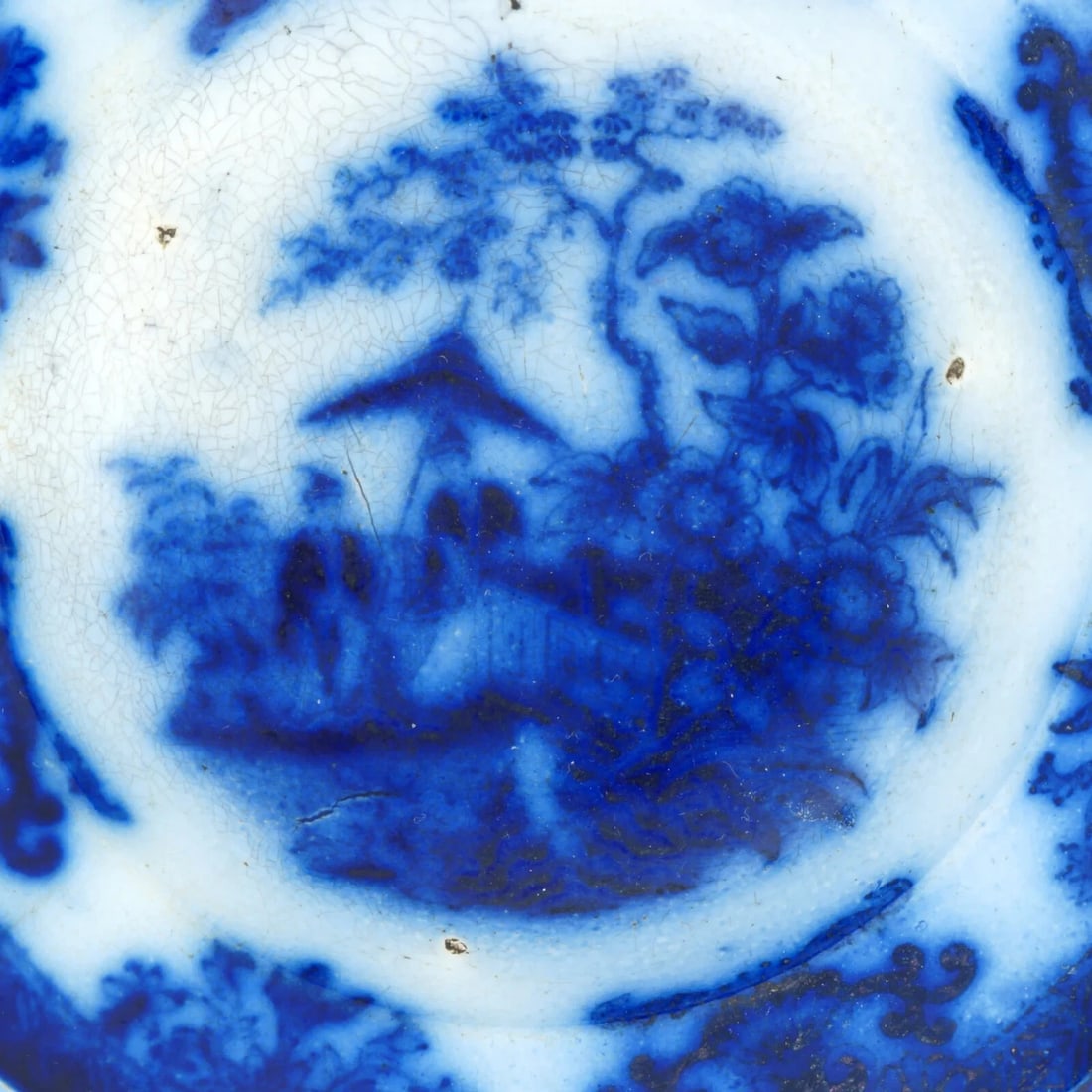 Single Flow Blue Berry Bowl Amoy Pattern - 5