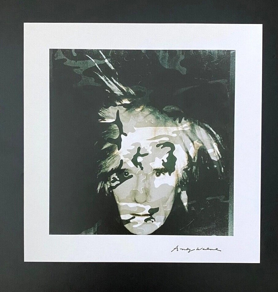 Andy Warhol | Vintage 1984 Self Portrait Print Signed | Mounted and Framed - 2