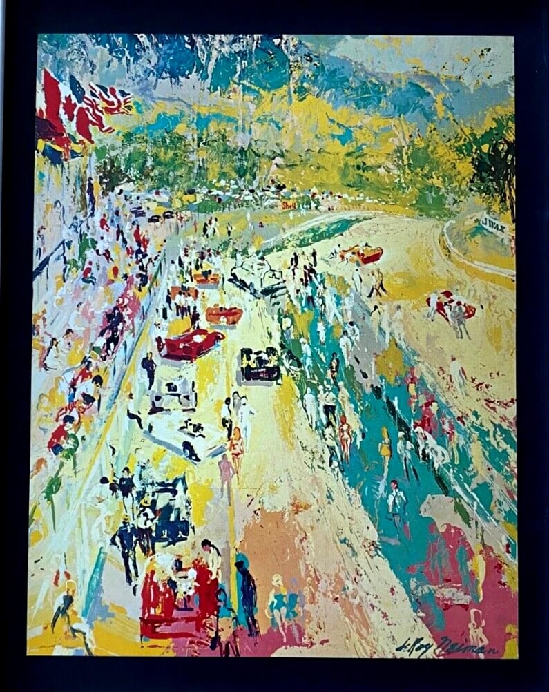 LeRoy Neiman " CANADA F1 " 1974 Signed Pop Art Print Framed New 11x14 LS - 2