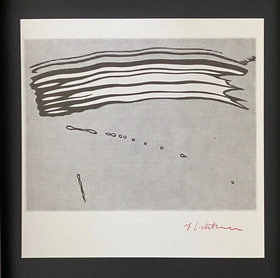 Roy Lichtenstein | Vintage 1970 Signed | Mounted & Framed Offset Lithograph - 2