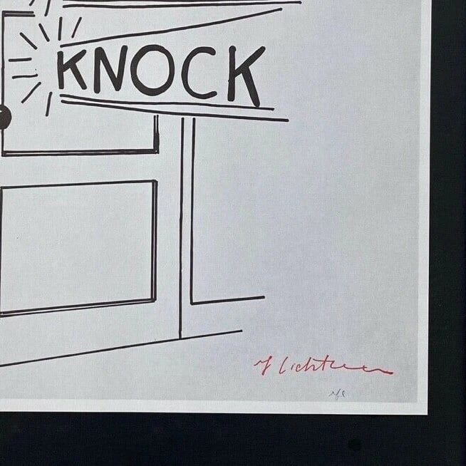 Roy Lichtenstein | Vintage 1970 Signed | Mounted & Framed Offset Lithograph - 2