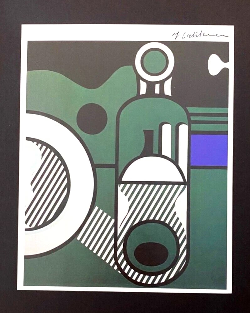ROY LICHTENSTEIN + 1981 SIGNED PRINT + WITH NEW GOLD FRAME - 2