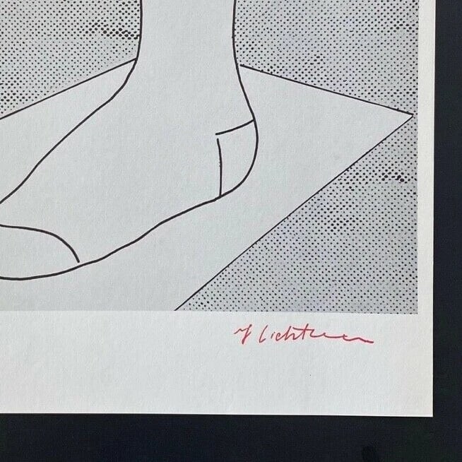 Roy Lichtenstein | Vintage 1970 Signed | Mounted & Framed Offset Lithograph - 2