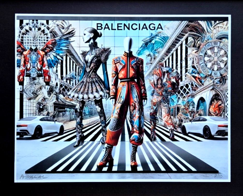 ALEXANDER DULAC | BALENCIAGA Hand Signed Authentic Print Edition of 10 | COA - 2