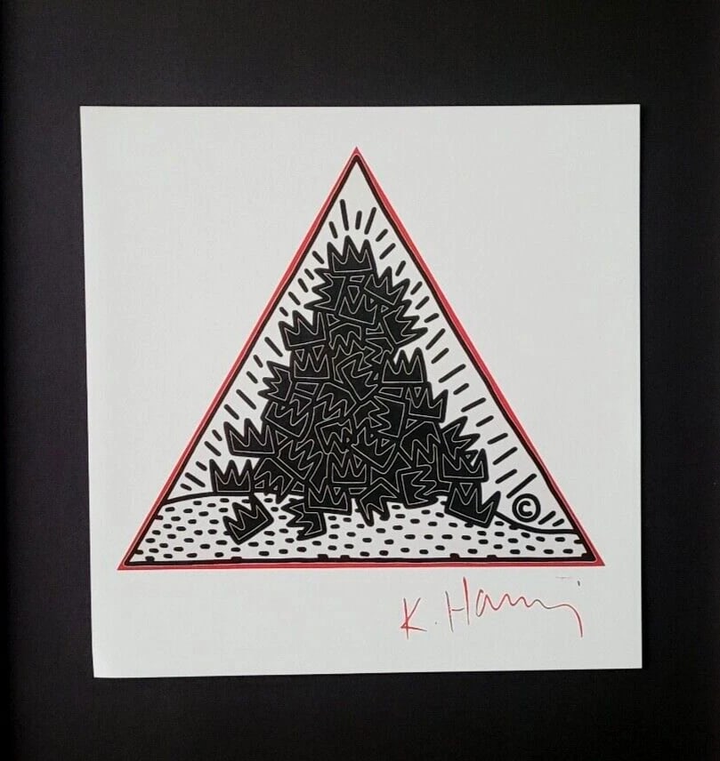 Keith Haring | Vintage Print Signed | Mounted & Framed in Silver - 2