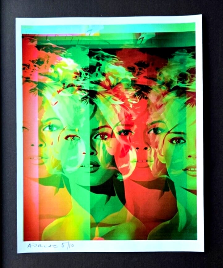 ALEXANDER DULAC | BRIGITTE BARDOT Hand Signed Authentic Edition of 10 COA - 3