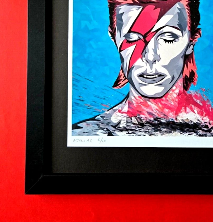 ALEXANDER DULAC | MY DAVID BOWIE Hand Signed Authentic Print Ed. of 10 COA - 4