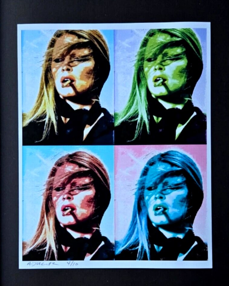 ALEXANDER DULAC | BRIGITTE BARDOT Hand Signed Print Edition of 10 COA - 2