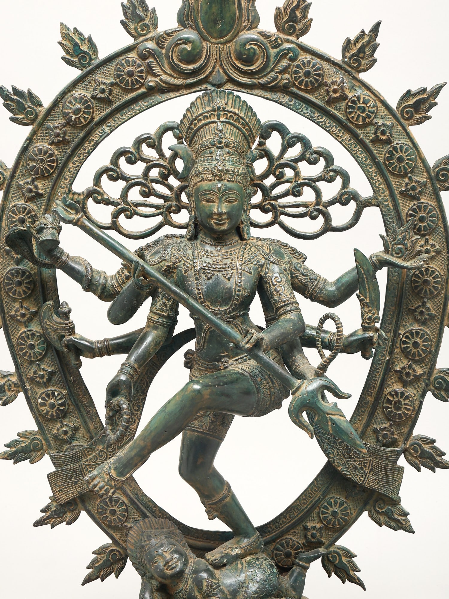 27" Lord Shiva as Nataraja | Balinese Brass Statue - 2
