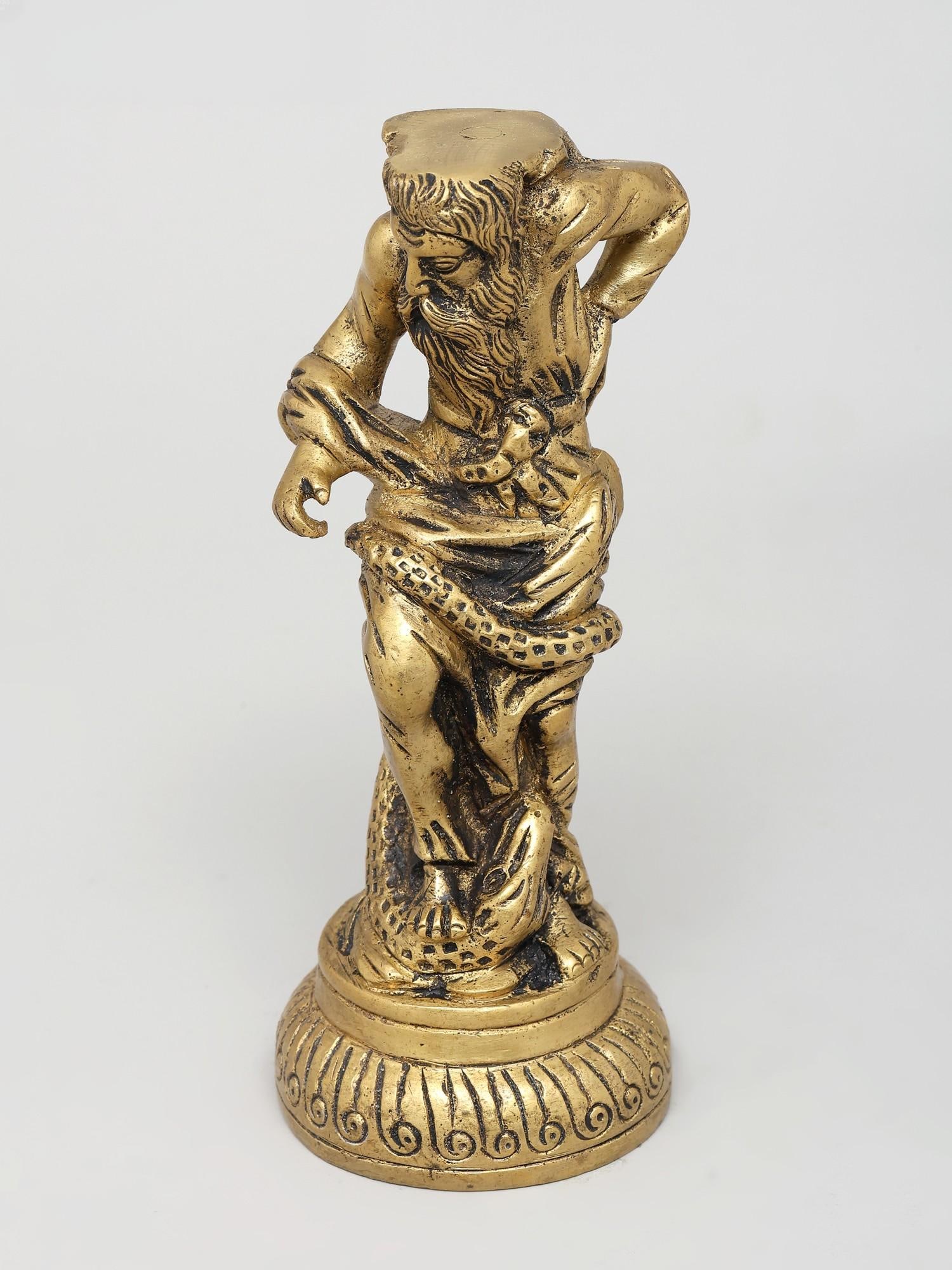 6" Small Asclepius - The Greek God of Medicine - 2
