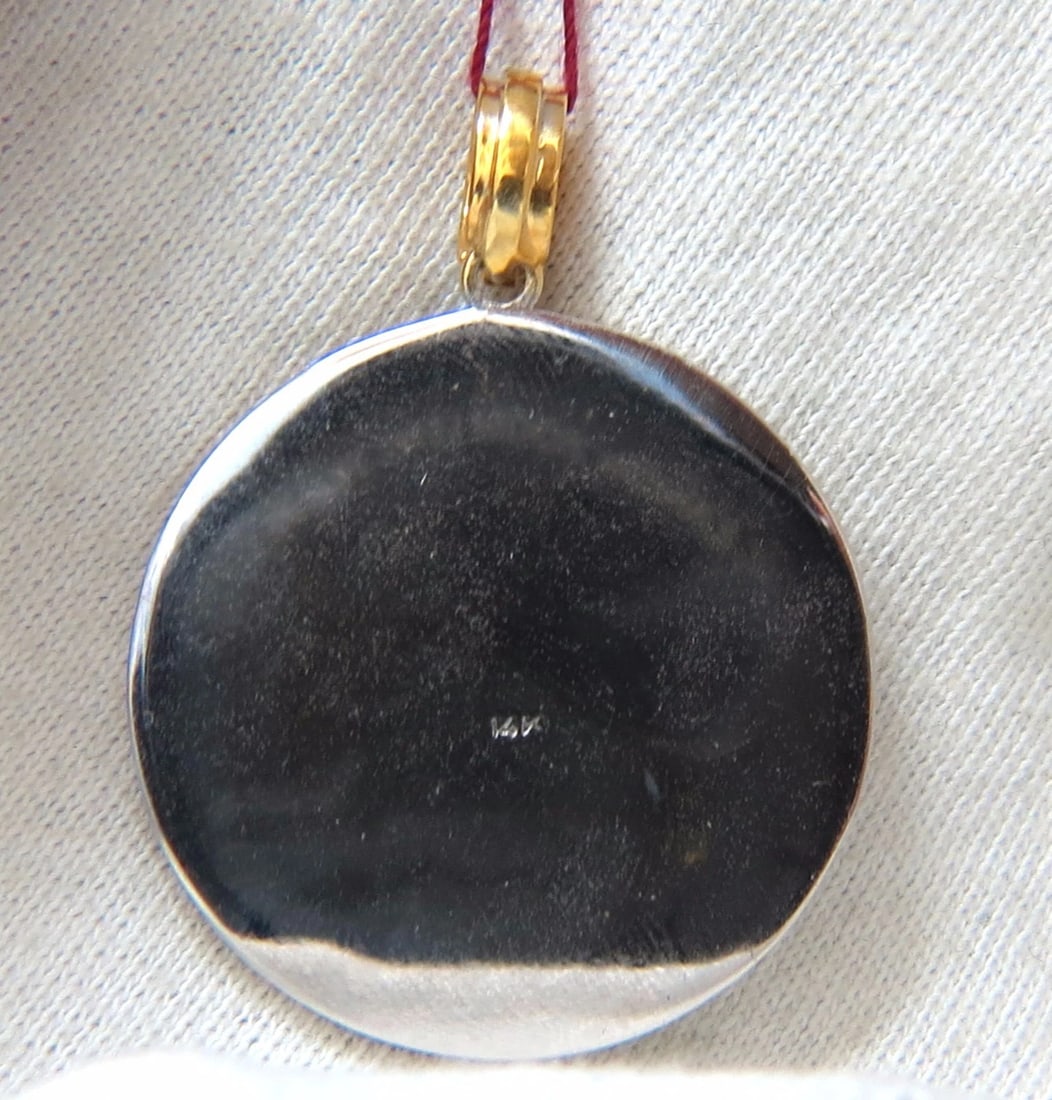 14kt Jewish Prayer Pendant Kabbala Flaming Letters 3D Shma Israel ** - 3