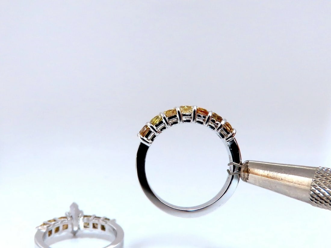 GIA Certified .50ct Natural Marquise & Fancy Color Diamonds Ring *v - 6