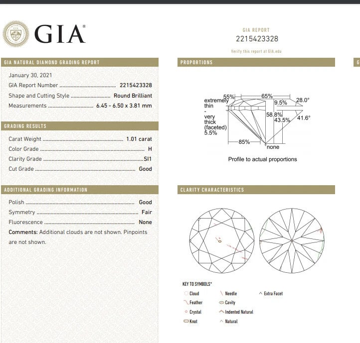 GIA certified natural 1.01ct Round Diamond Ring & Band 14kt *v - 9