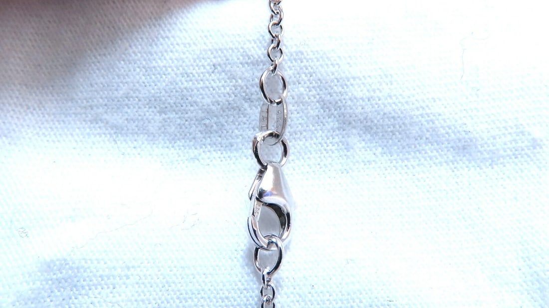 .48ct Natural Pear Diamonds Drop Pendant Necklace 14kt Dangle** - 3