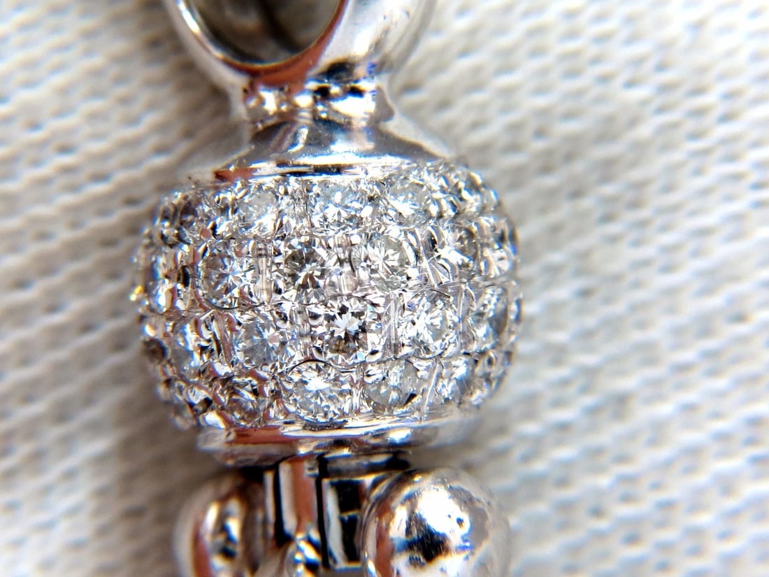 88 Gram 18kt 1.00ct diamonds Venetian Link Circles necklace** - 3