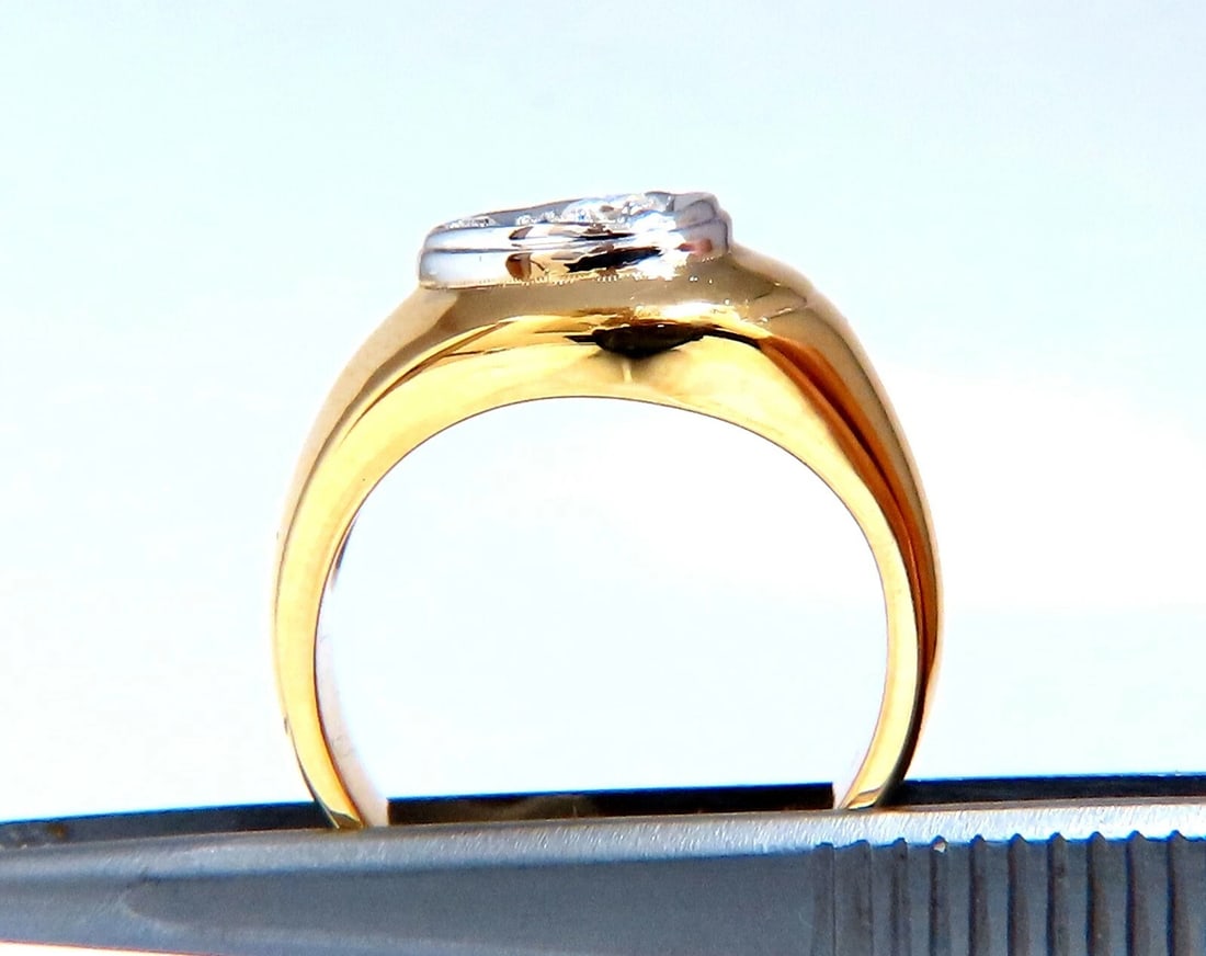 .20ct Natural Round Diamond Ring 14kt Unisex *v - 5