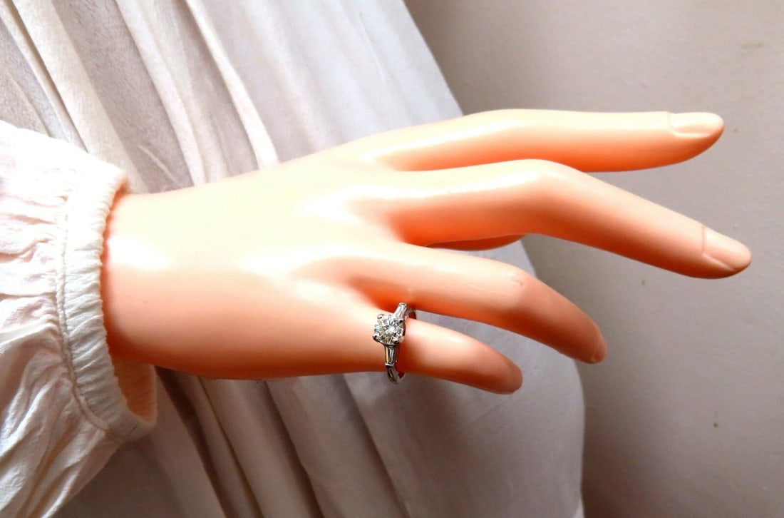 GIA Certified 1.01ct L/VS1 Diamond Engagement Ring Platinum Prime *v - 5
