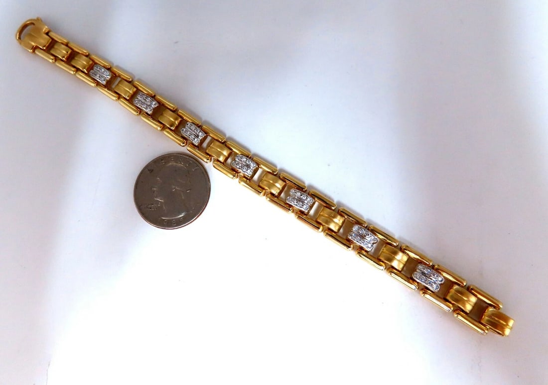 .80ct Natural Masculine Mod Durable Hinged Bracelet 14 Karat** - 5