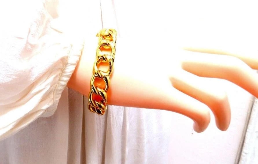 Modified Cuban Link Bracelet 14kt 63 Grams Ref 12344** - 6